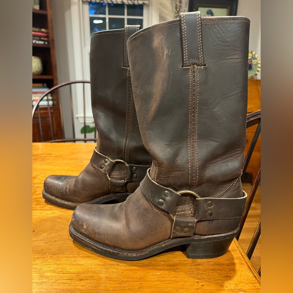 Frye 12R Harness Boots,  Women’s 7 M